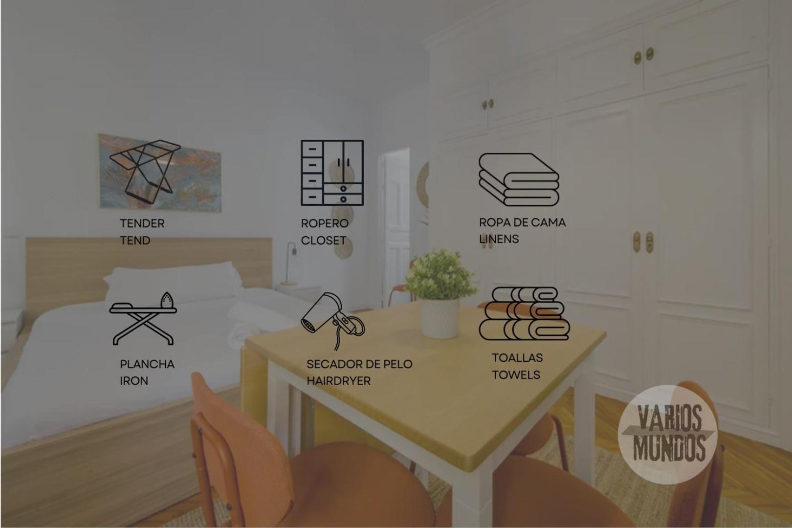Petite E Chic Loft Para 3 En El Corazon De 马德里 外观 照片